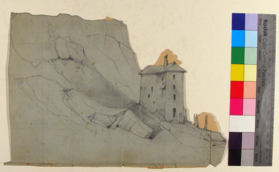 Design for a Stage Set at the Opéra, Paris MET 53.529.37