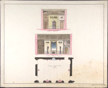 Elevation "della nuova Galleria" MET DP801524