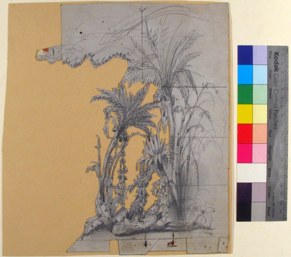 Design for a Stage Set at the Opéra, Paris MET 53.668.101