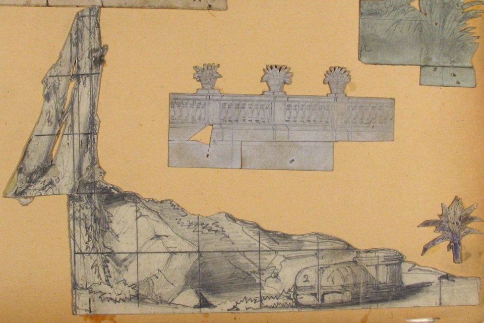 Design for a Stage Set at the Opéra, Paris MET 53.529.59