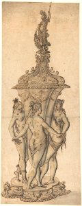 Design for a Goblet with the Three Graces MET DP804503