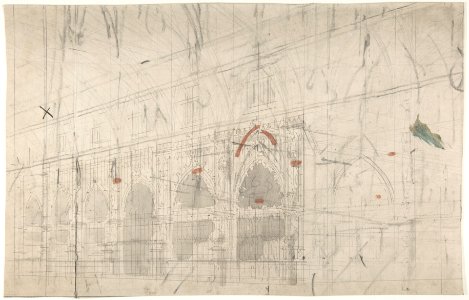 Design for a Stage Set at the Opéra, Paris- Church Interior MET DP810193