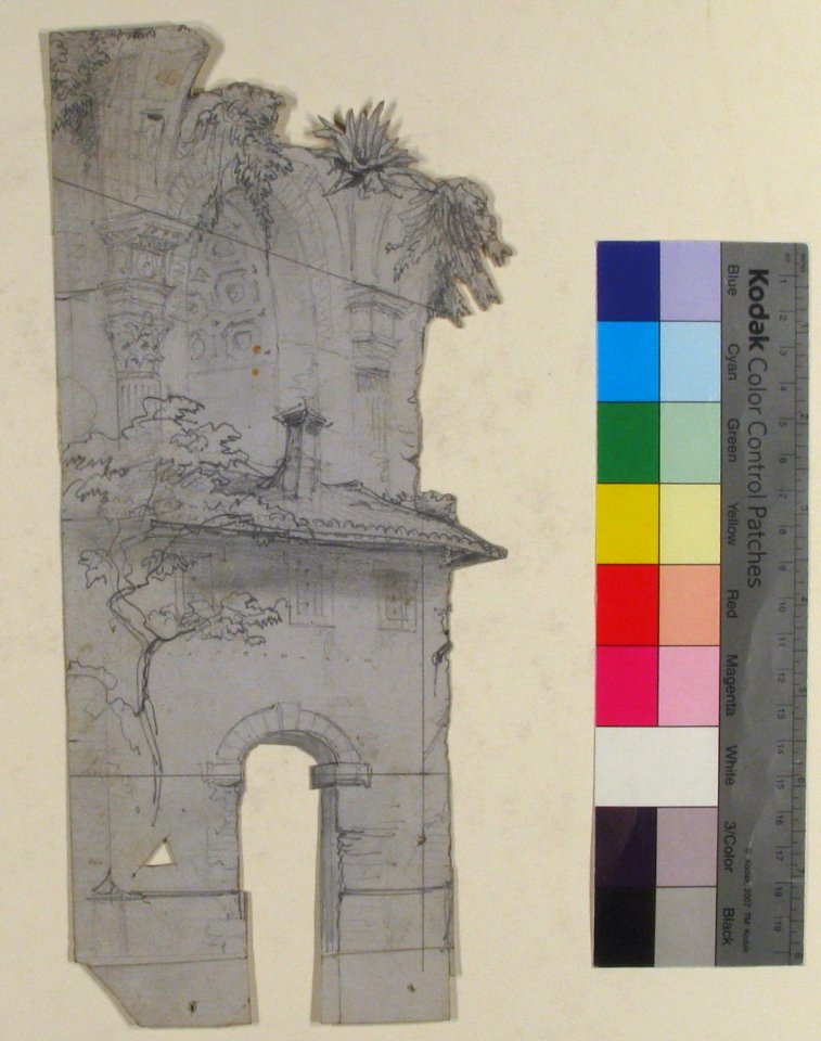 Design for a Stage Set at the Opéra, Paris MET 53.529.36