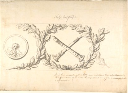 Design for a Frieze Ornamented with Musical Instruments MET DP805672