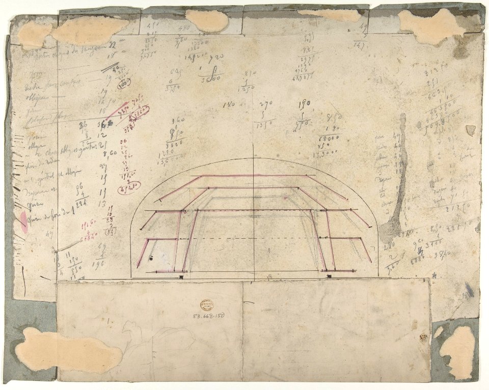 Design for a Stage Set at the Opéra, Paris- Church Interior MET DP810196