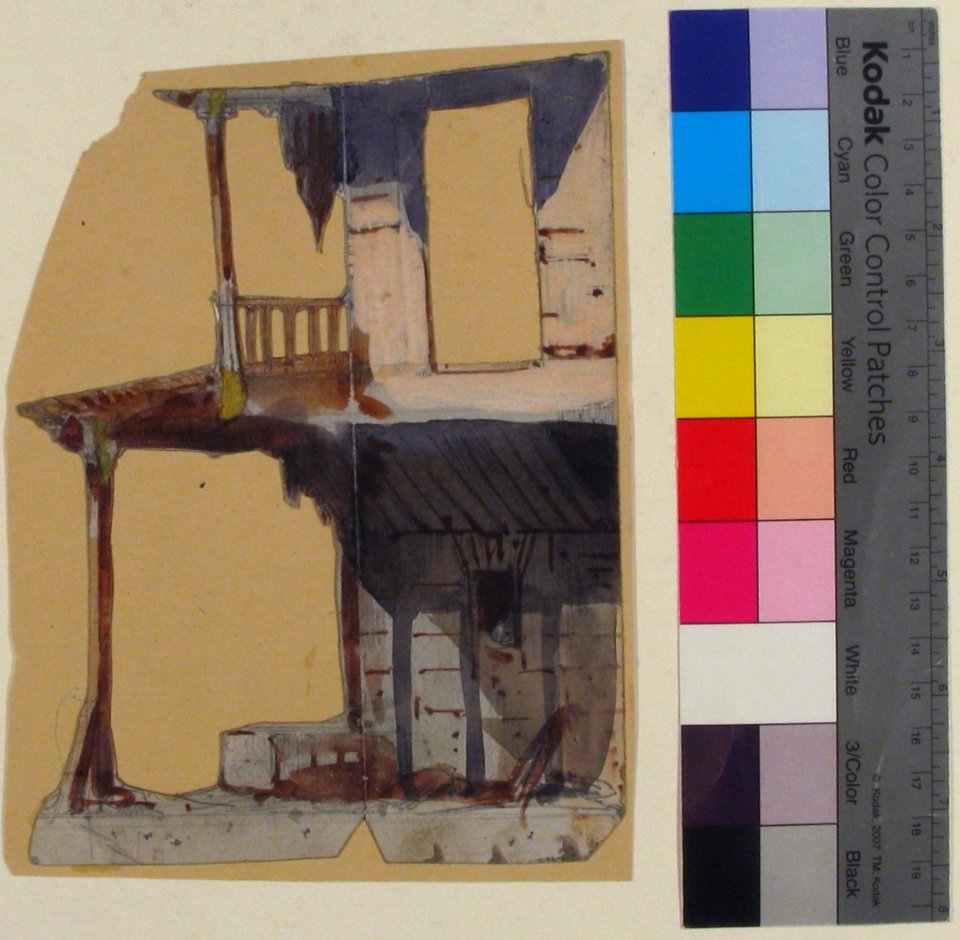 Design for a Stage Set at the Opéra, Paris MET 53.529.32