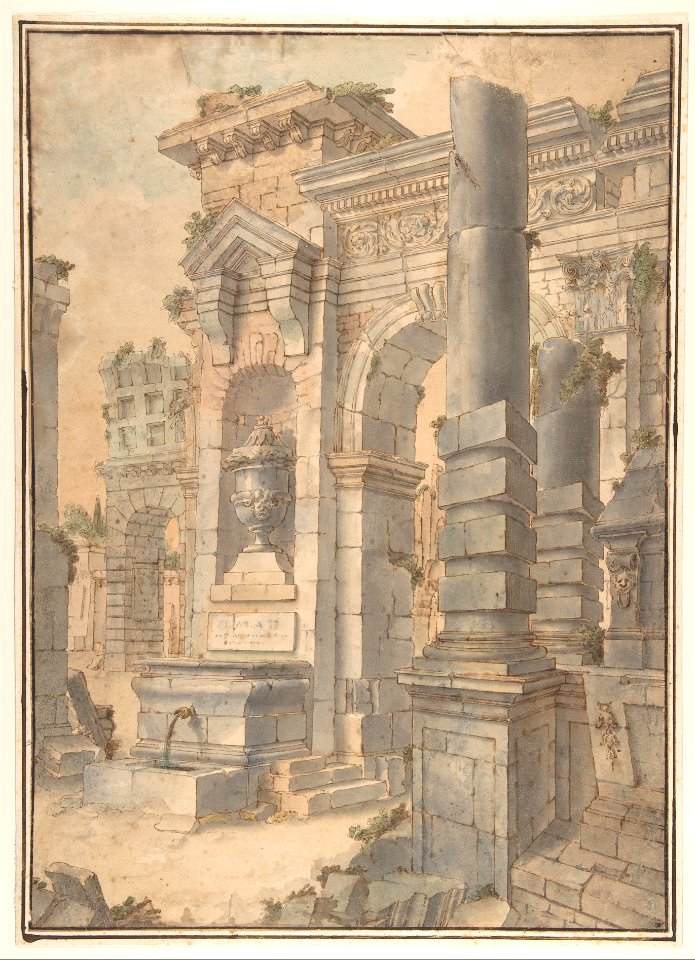 Design for a Painted Wall Decoration MET DP801520