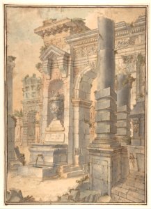 Design for a Painted Wall Decoration MET DP801520