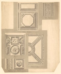 Details of Ceilings, Villa Madama, St. Peter's and Madonna del Popolo MET DP244885