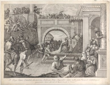 Doge Enrico Dandolo crowns Baldovino Met DP885911