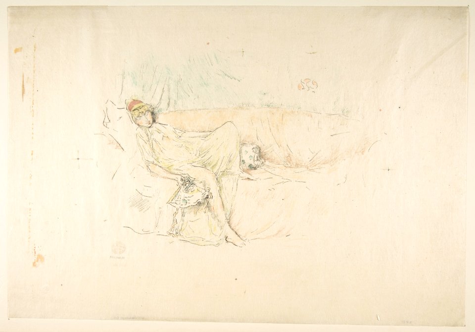 Draped Figure Reclining MET DP814201