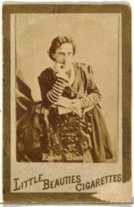 Edwin Booth, from the Actresses and Celebrities series (N60, Type 1) promoting Little Beauties Cigarettes for Allen & Ginter brand tobacco products MET DP839446