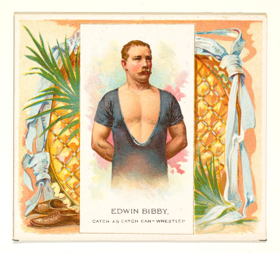 Edwin Bibby, Catch as Catch Can- Wrestler, from World's Champions, Second Series (N43) for Allen & Ginter Cigarettes MET DP839307
