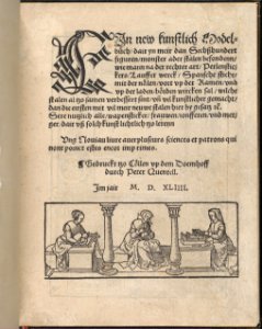Ein new kunstlich Modelbuch... MET DP354706