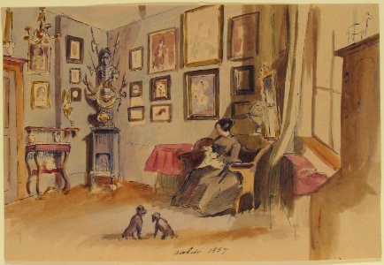 Drawing of an Interior- Atelier MET 1972.642.10