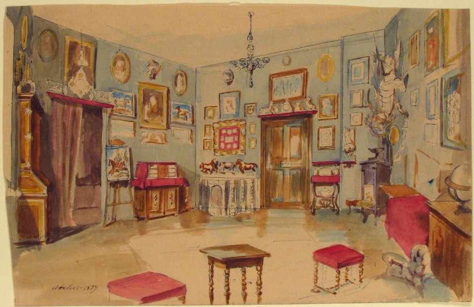 Drawing of an Interior- Atelier MET 1972.642.3