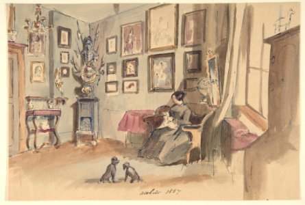 Drawing of an Interior- Atelier MET DP809350