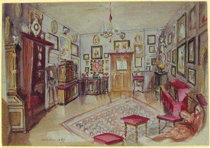 Drawing of an Interior- Atelier MET 1972.642.7