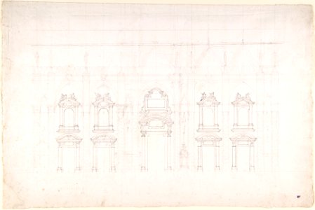 Detail study for the façade of Milan cathedral MET DP801613. Free illustration for personal and commercial use.