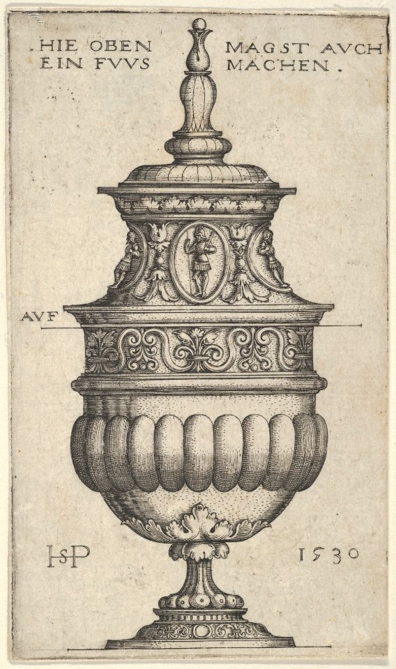Double Goblet with Oval Medallions MET DP837078
