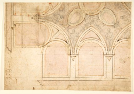 Design for the Ceiling Decoration in Vasari's House in Arezzo MET DP812211
