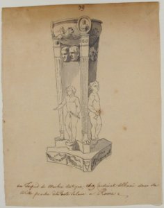 Drawing of Antique Tripod MET 63.712.68