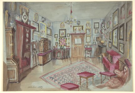 Drawing of an Interior- Atelier MET DP809349