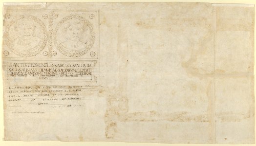 Drawing of a sarcophagus MET DP841053