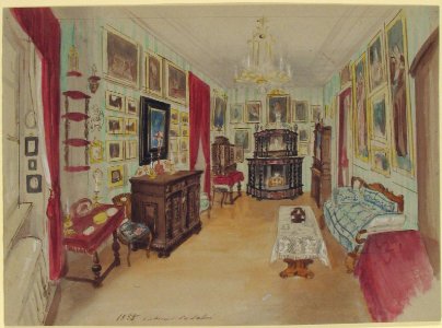 Drawing of an Interior- Cabinet du Salon MET 1972.642.4