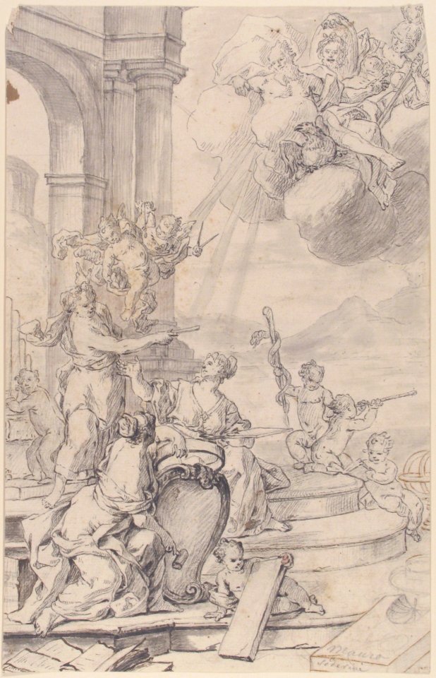 Drawing for a Frontispiece MET 49.116.24