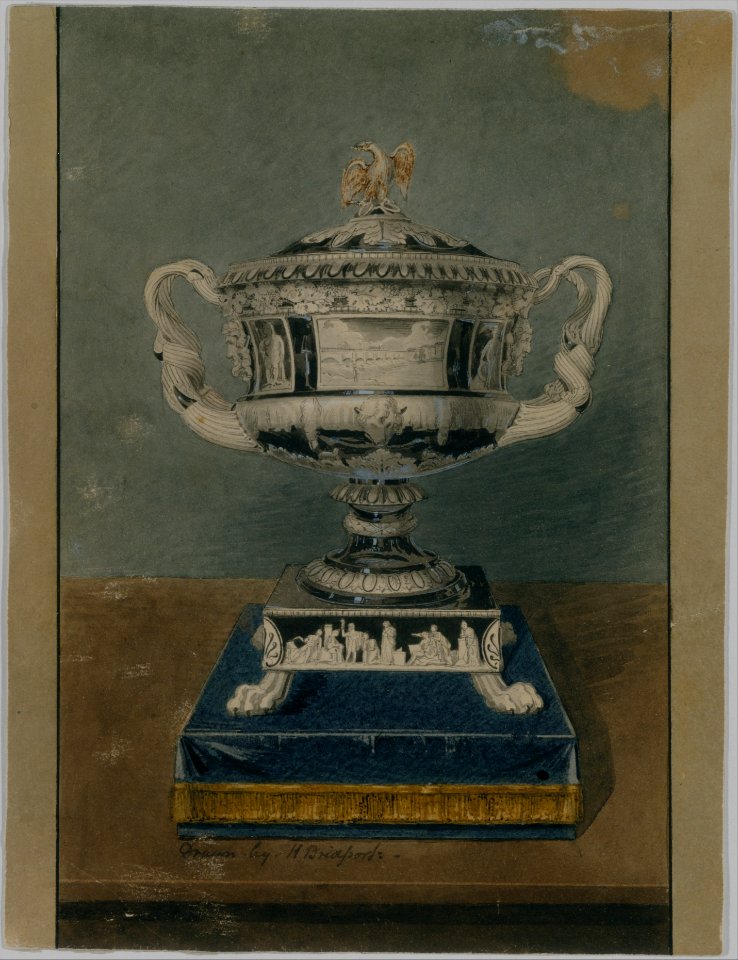 Drawing of Clinton Vase MET DT236413