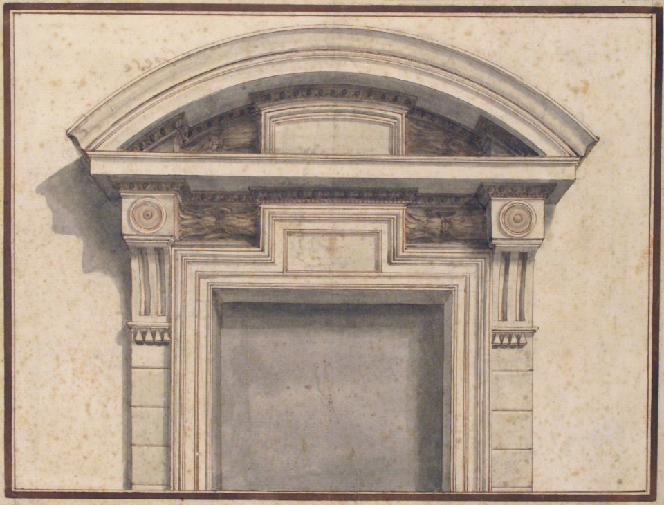 Drawing for a Door Frame MET 35.73.26 RECTO