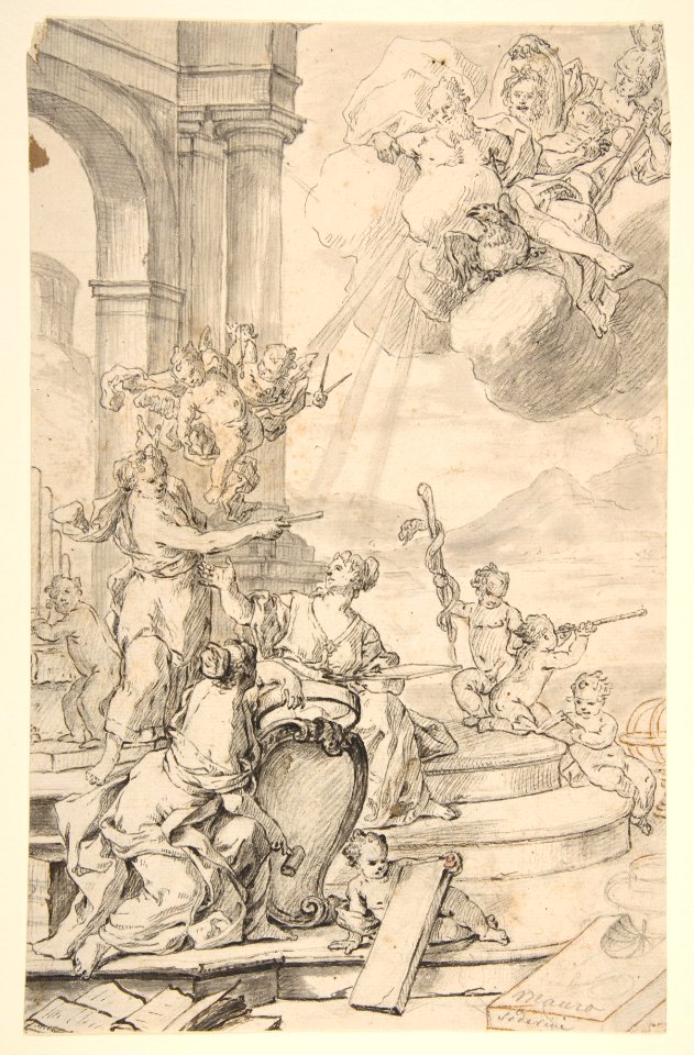 Drawing for a Frontispiece MET DP811753