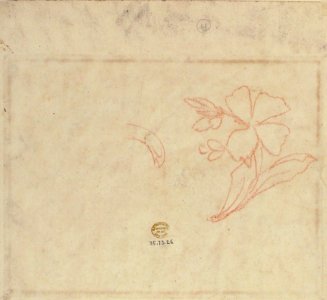 Drawing for a Door Frame MET 35.73.26 VERSO