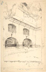 Drawing for Book Illustration, "Cour des femmes à la Conciergerie" MET DP808363