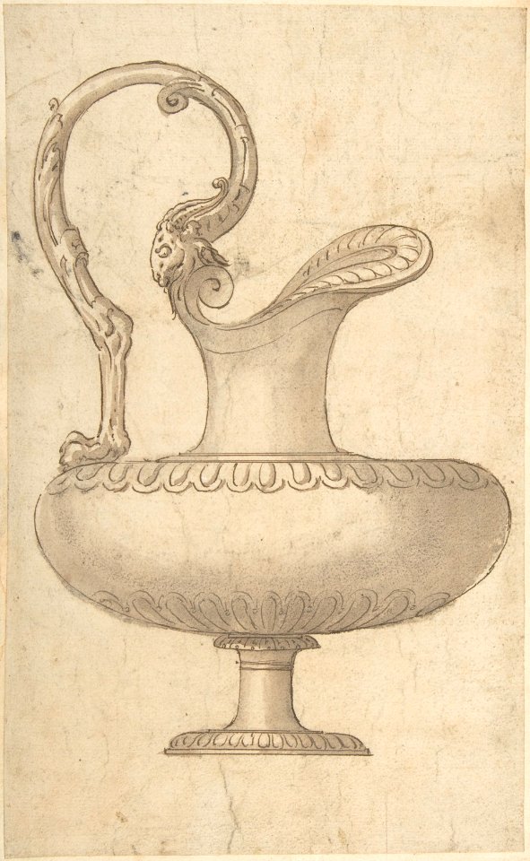 Drawing of a Ewer in Antique Style MET DP802049