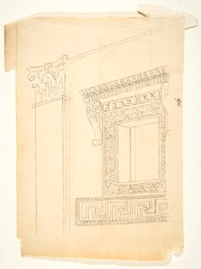 Drawing After an Architectural Fragment with a Corinthian pilaster MET DP812697