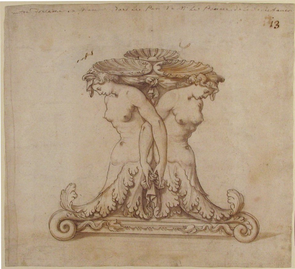 Drawing of a Fountain MET 58.627.2