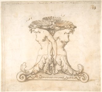 Drawing of a Fountain MET DP808469