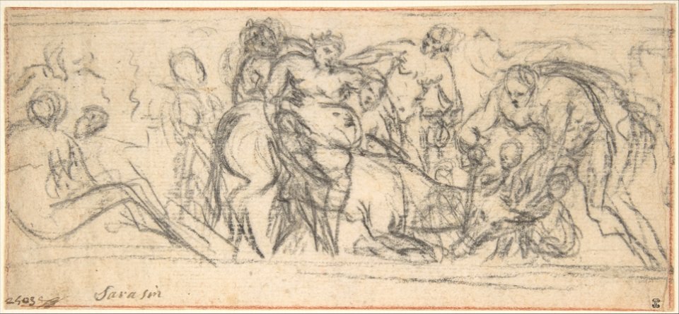 Drunken Silenus Riding on an Ass MET DP808352