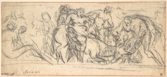 Drunken Silenus Riding on an Ass MET DP808352