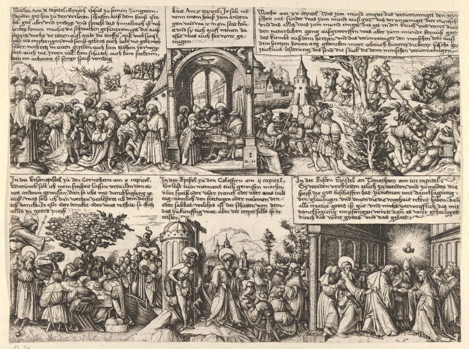 Different Scenes from the Gospels and from Acta Aposotolorum MET DP835700