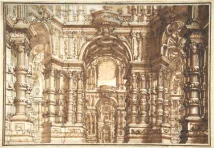 Drawing for an Opera Set MET DP801280
