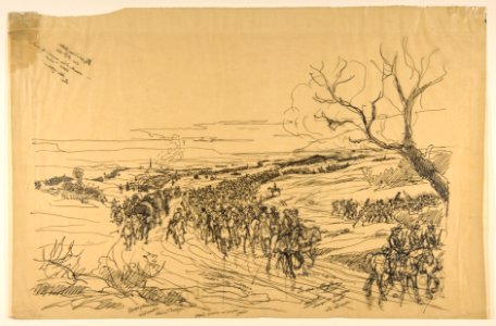 Drawing for an Etching- Cavaliers in a Landscape MET DP811942