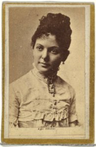 Effie Ellster, from the Actresses and Celebrities series (N60, Type 2) promoting Little Beauties Cigarettes for Allen & Ginter brand tobacco products MET DP839466