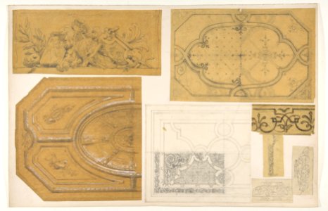 Eight designs for the painted decoration of interiors MET DP811446