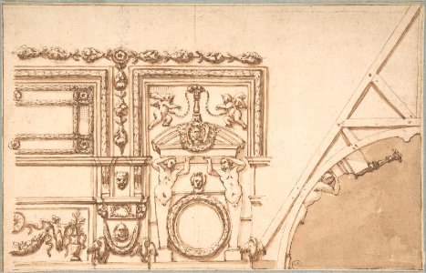 Drawing for Ceiling Decoration MET DP802676