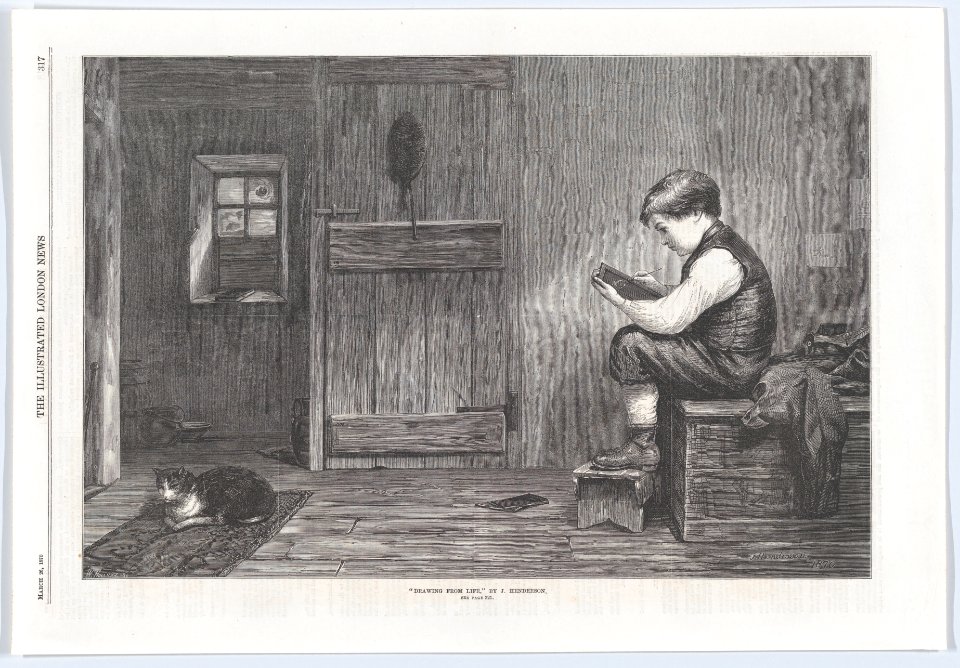 Drawing from Life, from the "Illustrated London News" MET DP861773