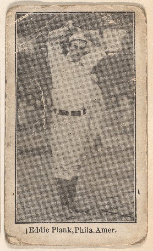 Eddie Plank, Philadelphia, American League, from the Baseball Players set (W500) MET DPB881470