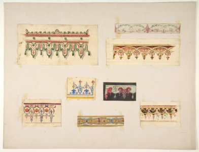 Eight designs for decorative borders MET DP811384